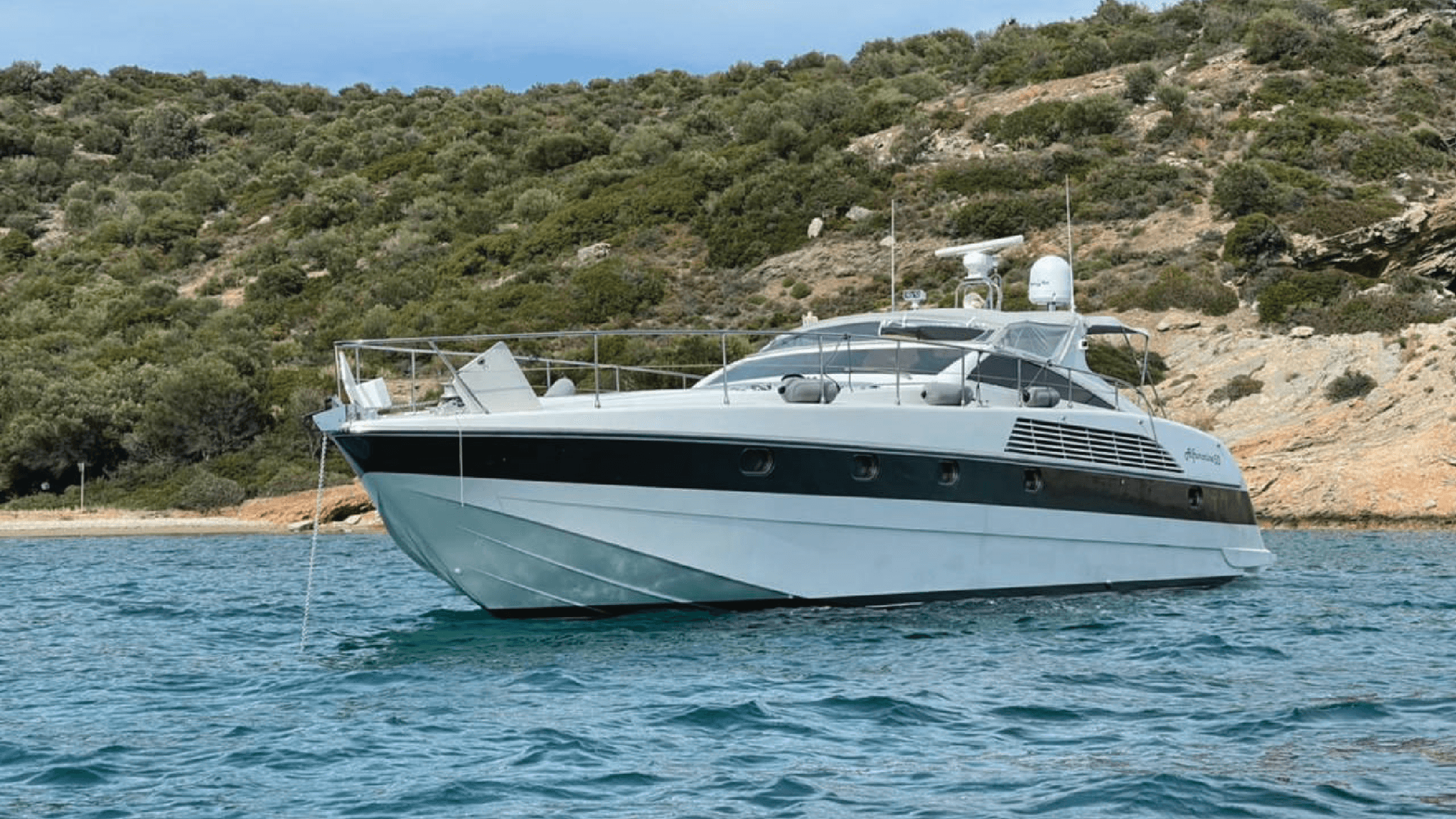 Charter the ALFAMARINE 50 in Greece and enjoy luxury cruising through Mykonos, the Cyclades and the stunning Greek Islands.